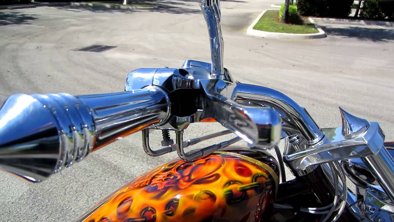 2007 Big Dog K9, Level 9 paint w 24kt gold leaf, Diamond cut, $10000+ in extras for sale (ebay Jake)