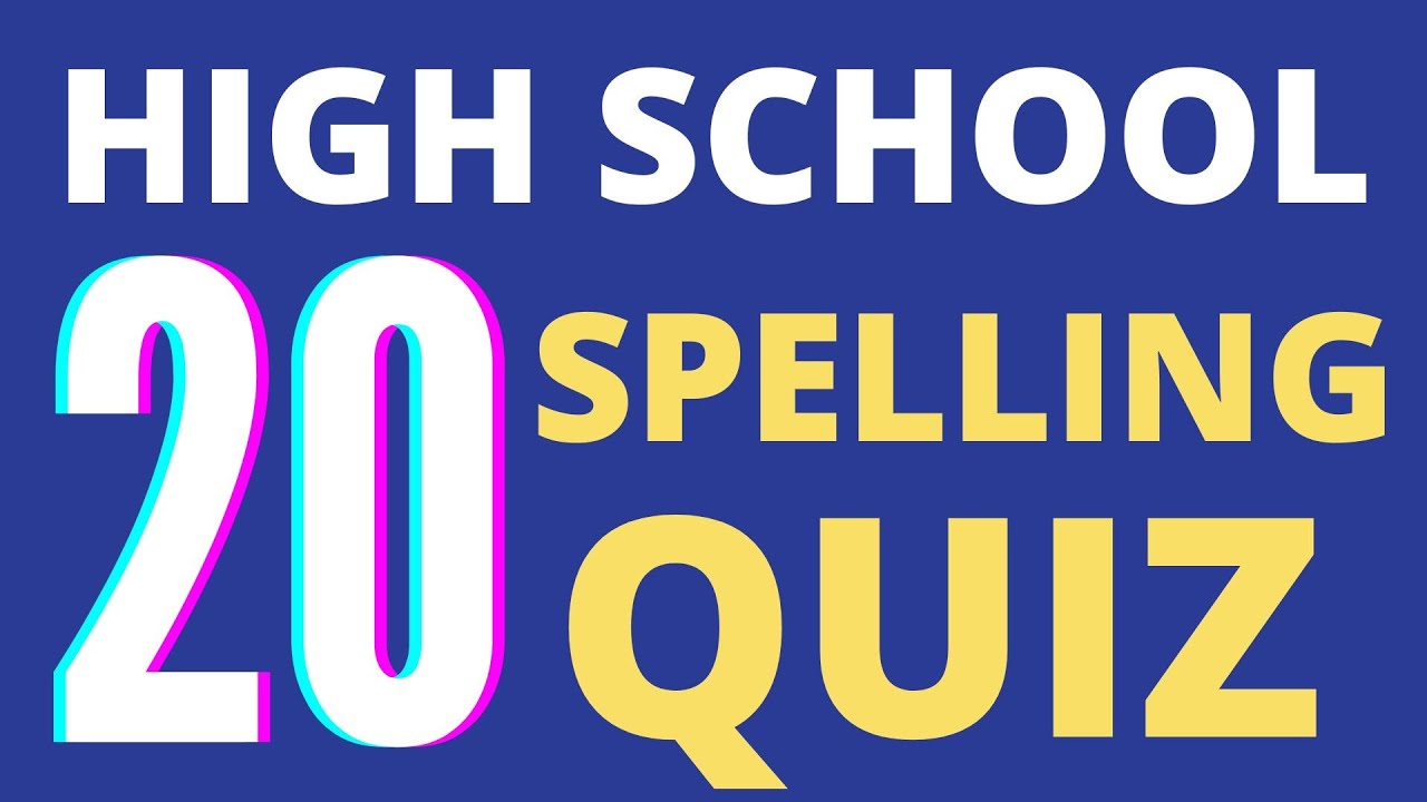 SPELLING QUIZ #7| 20 Spelling Quiz Hard Words| Vocabulary Building| Spelling Test