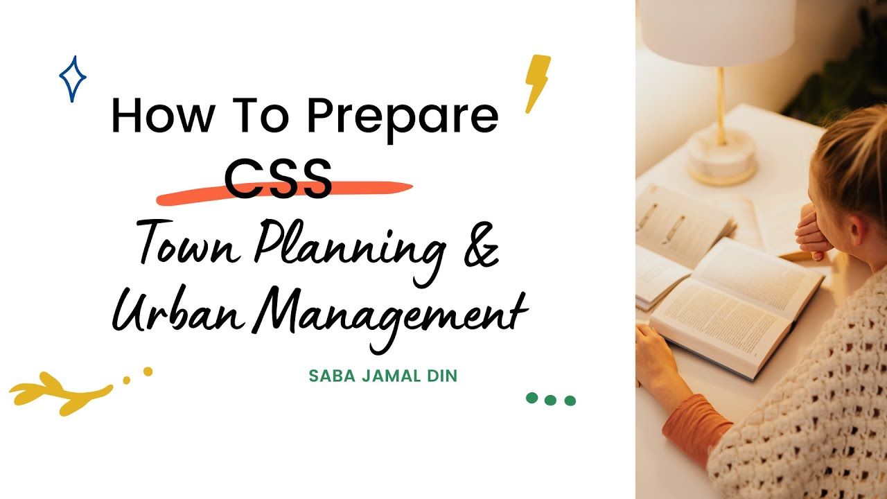 How to Prepare CSS Town planning and Urban Management | CSS Optional | CSS Town planning Syllabus |