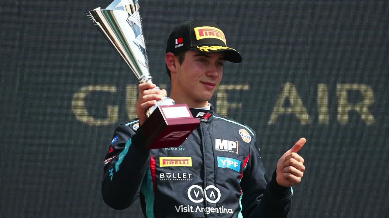 Franco Colapinto consigui&oacute; su primer podio de la temporada 2023 de F3