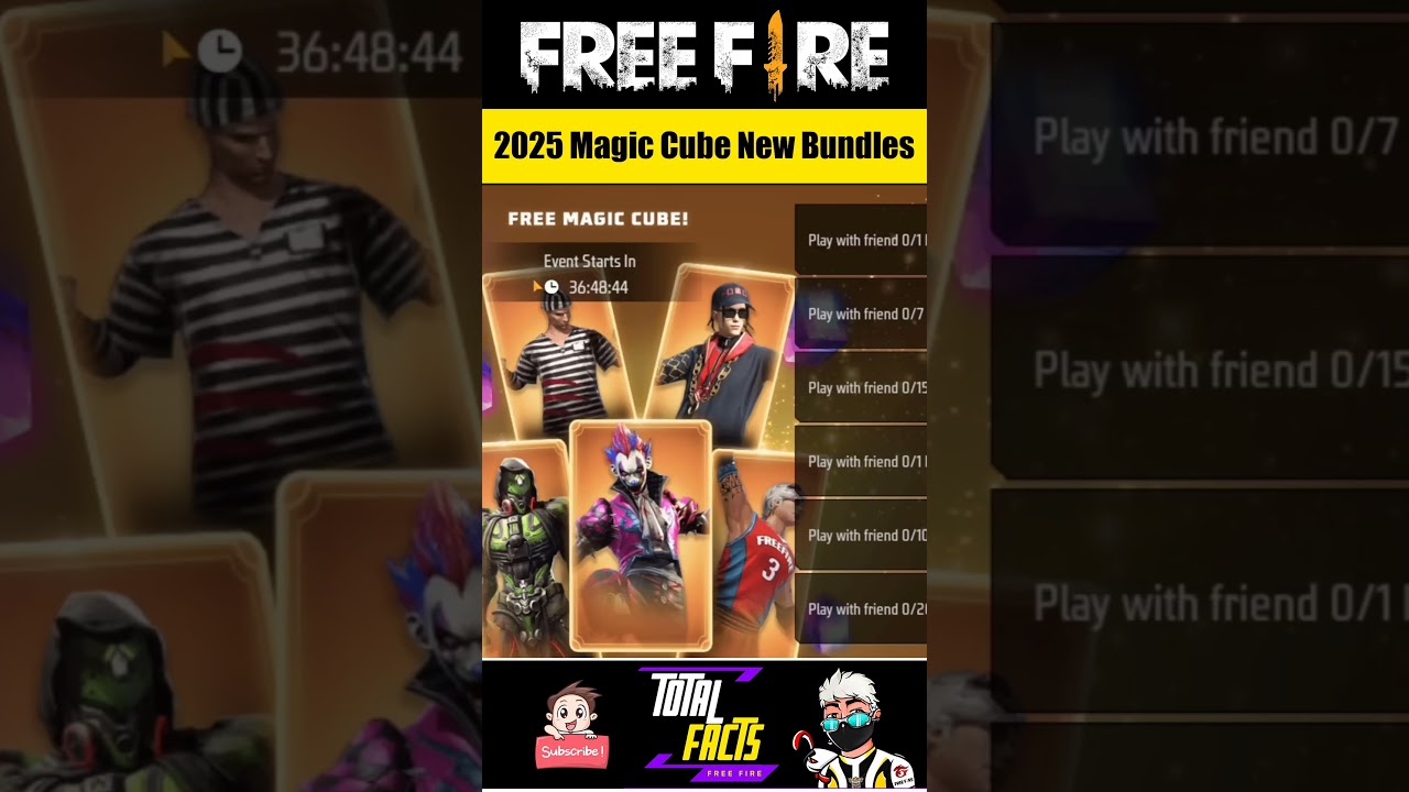 2025 Magic Cube Store All Upcoming New Bundles 🤫 Free Fire