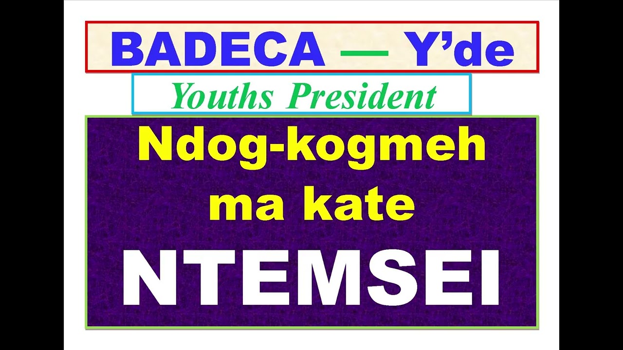 BADECA Yde Youths President