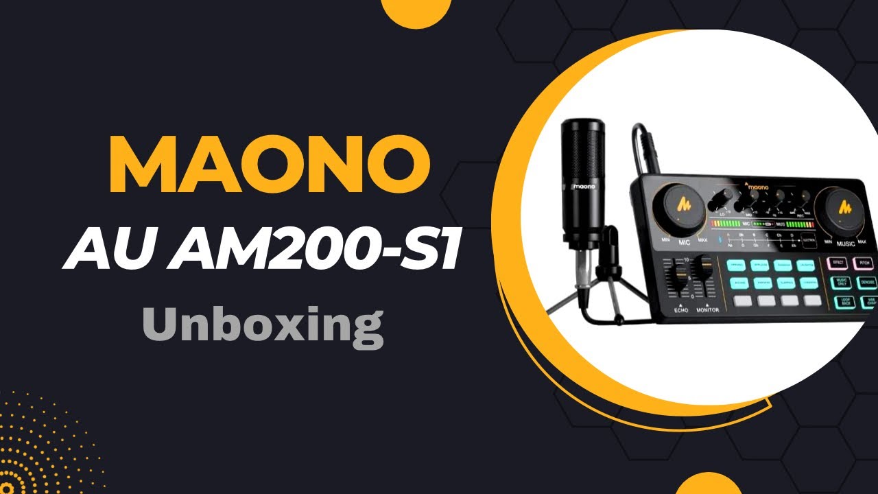 🔥Hottest Streaming Kit Maonocaster Lite AU AM200 S1 Starter Bundle Unboxing Kenyan Perspective.🔥
