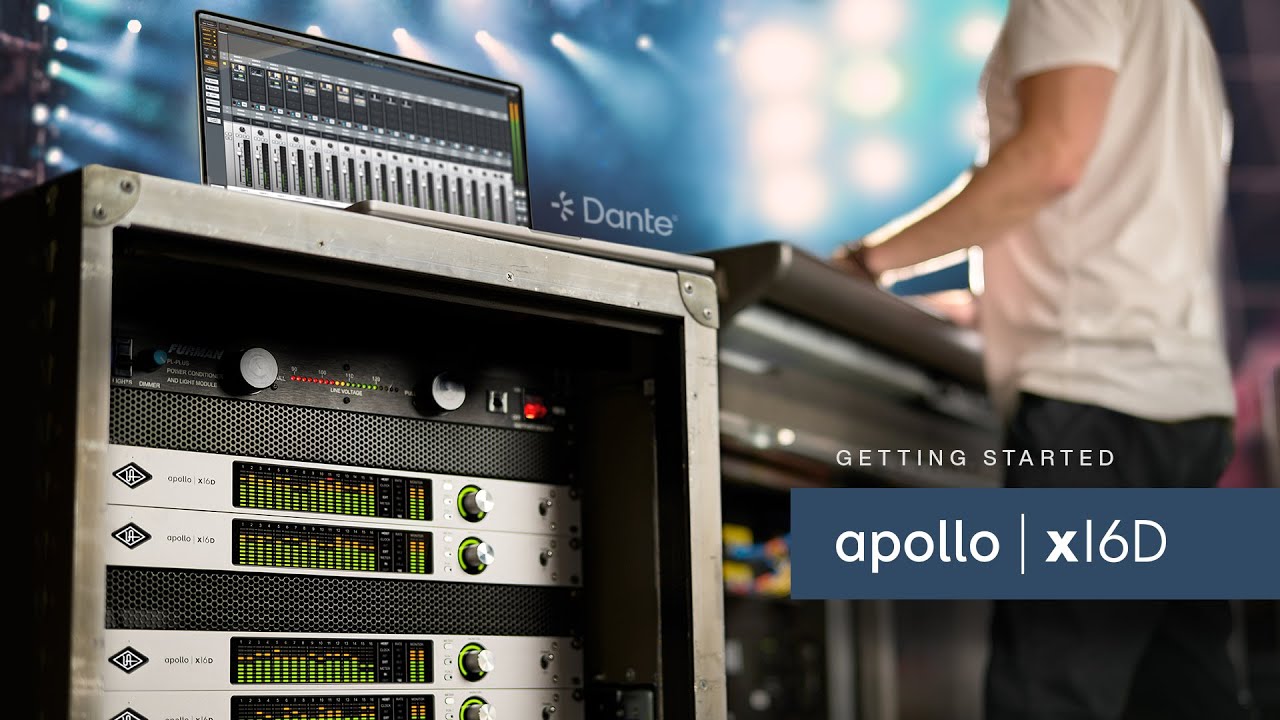 Начало работы с Apollo x16D и Dante