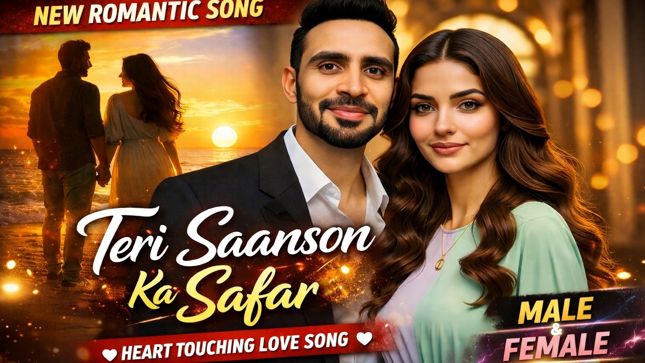Teri Saanson Ka Safar | Romantic Urdu Song | Male & Female Version |