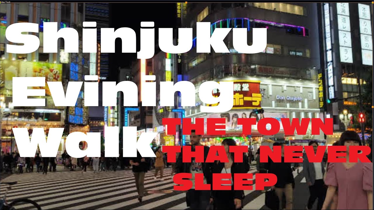 The Town That Never Sleep, Shinjuku Evening Street Walk