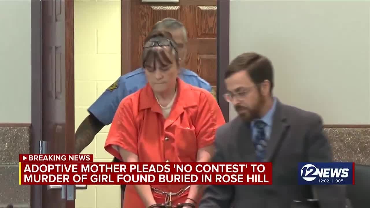 Adoptive mother pleads 'no contest' to murder of girl found buried in Rose Hill