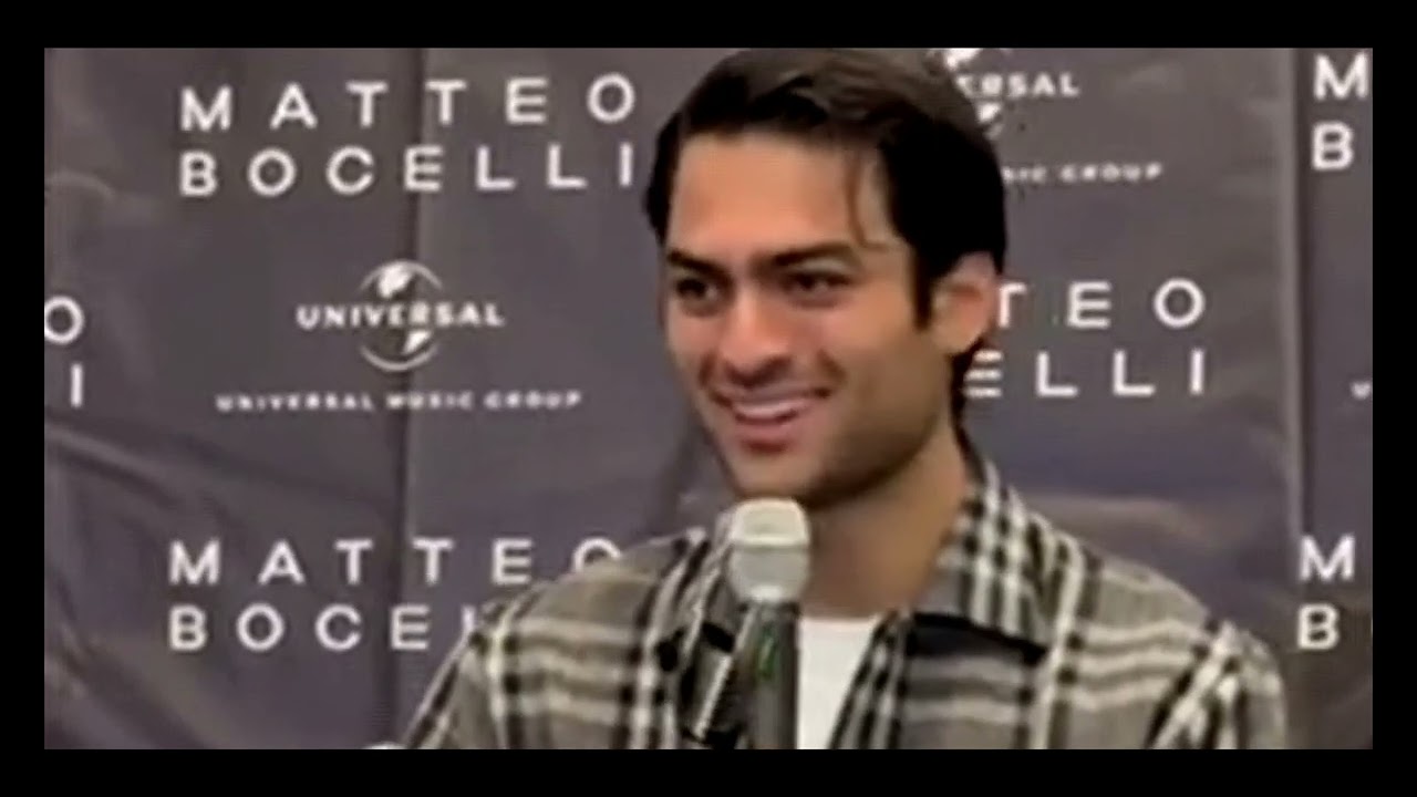 Matteo Bocelli Monterrey Mexico Presser/ Bésame Mucho