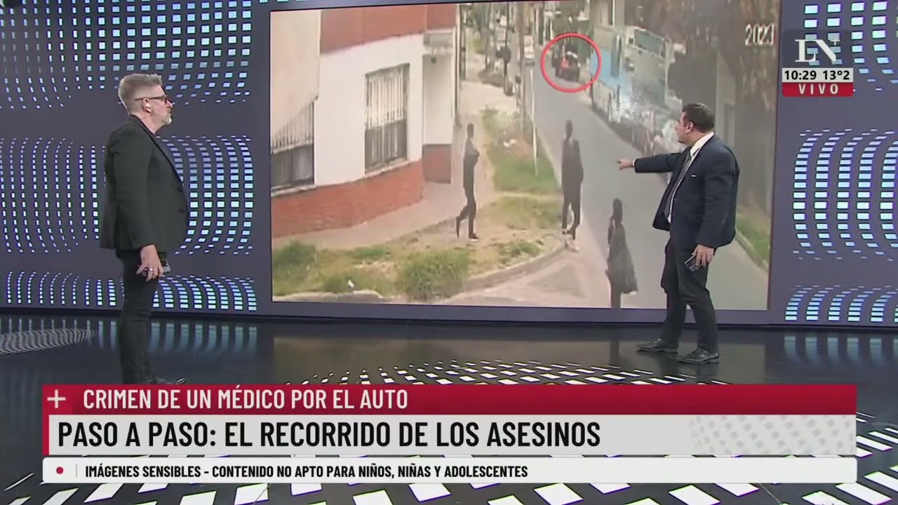 Paso a paso: el recorrido de los asesinos; crimen de un médico por el auto