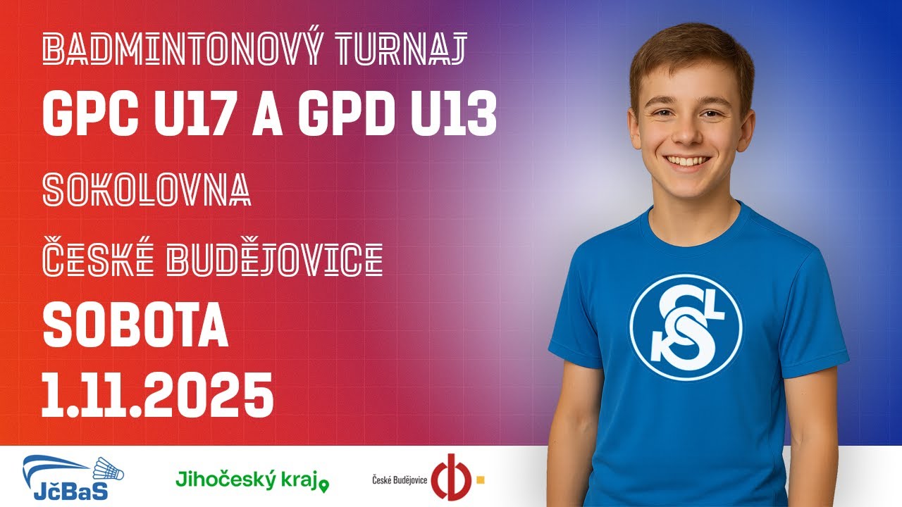 KURT 3 | GPC U17 a GPD U13 České Budějovice | sobota 1.11.2025