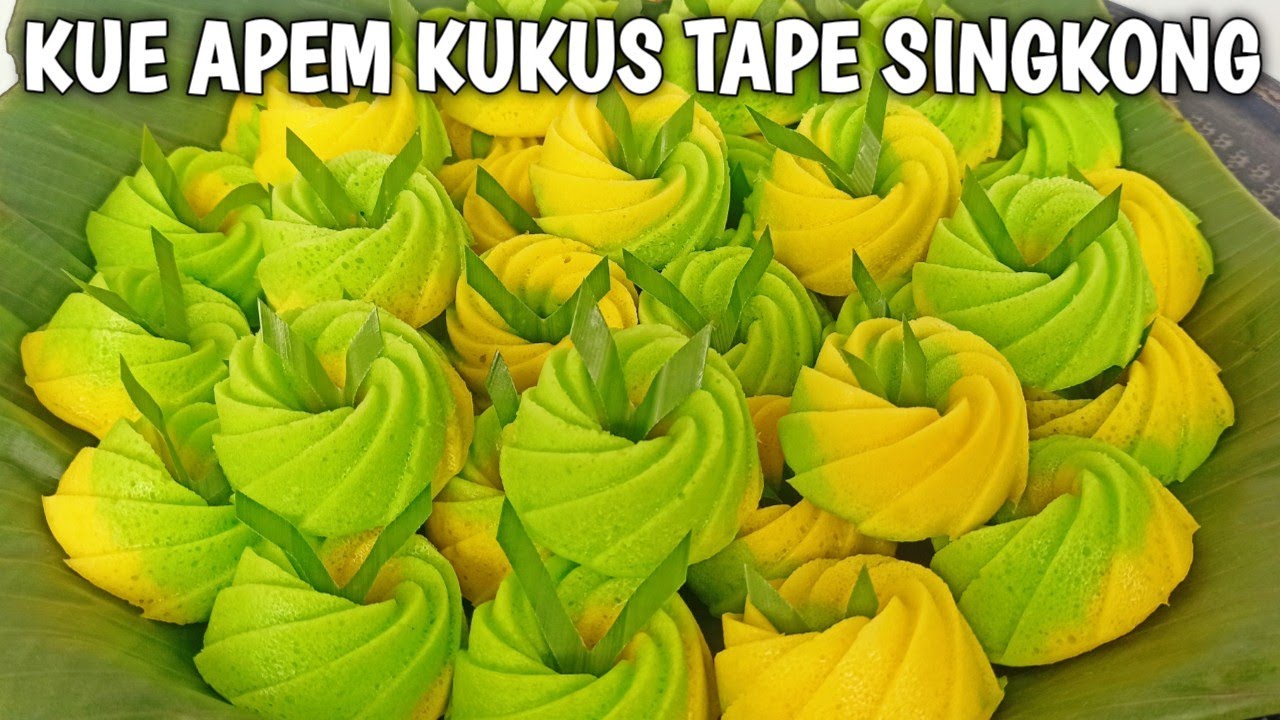 RESEP APEM KUKUS TAPE SINGKONG ENAK MENUL BAHAN EKONOMIS BANYAK HASILNYA 