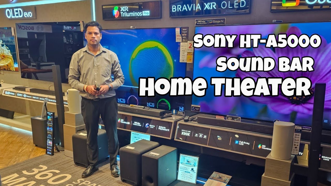 Sony HT-A5000 ||⚡360 Spatial Sound Mapping Dolby Atmos®/DTS:X® 5.1.2ch Soundbar ⚡ #sonysoundbar