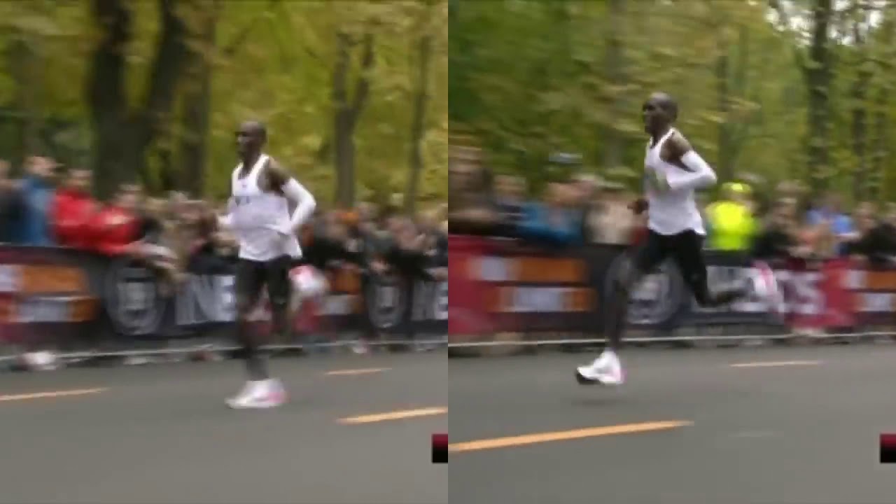 My marathon time 3:30:00 vs Kipchoge 1:59:40