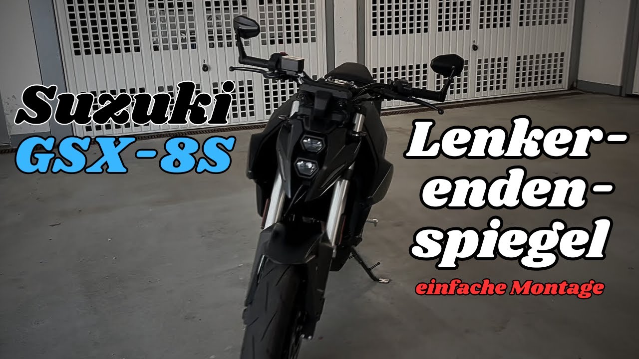 Montage Lenkerendenspiegel | Suzuki GSX-8S