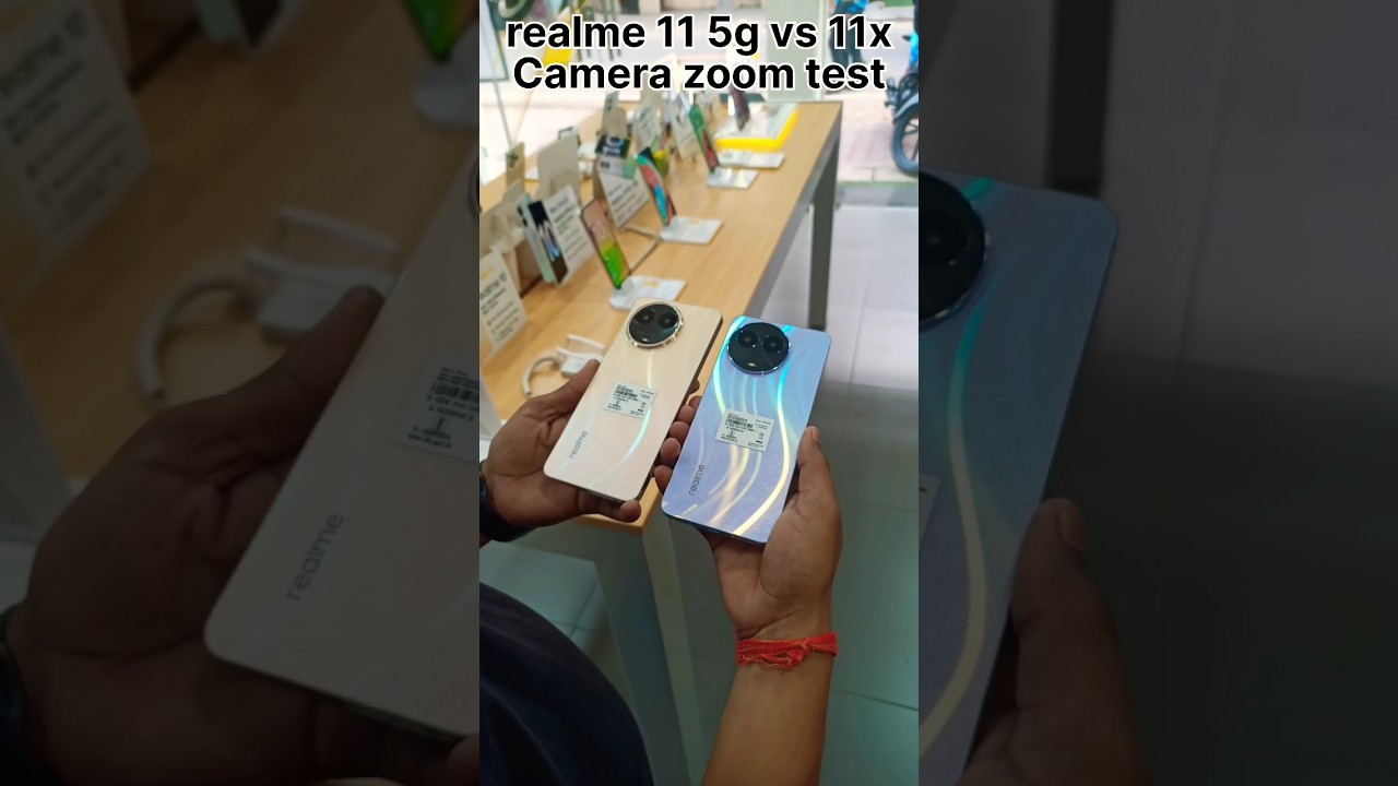 realme 11 5g Vs 11x Camera zoom test 📸#shorts #short #1million