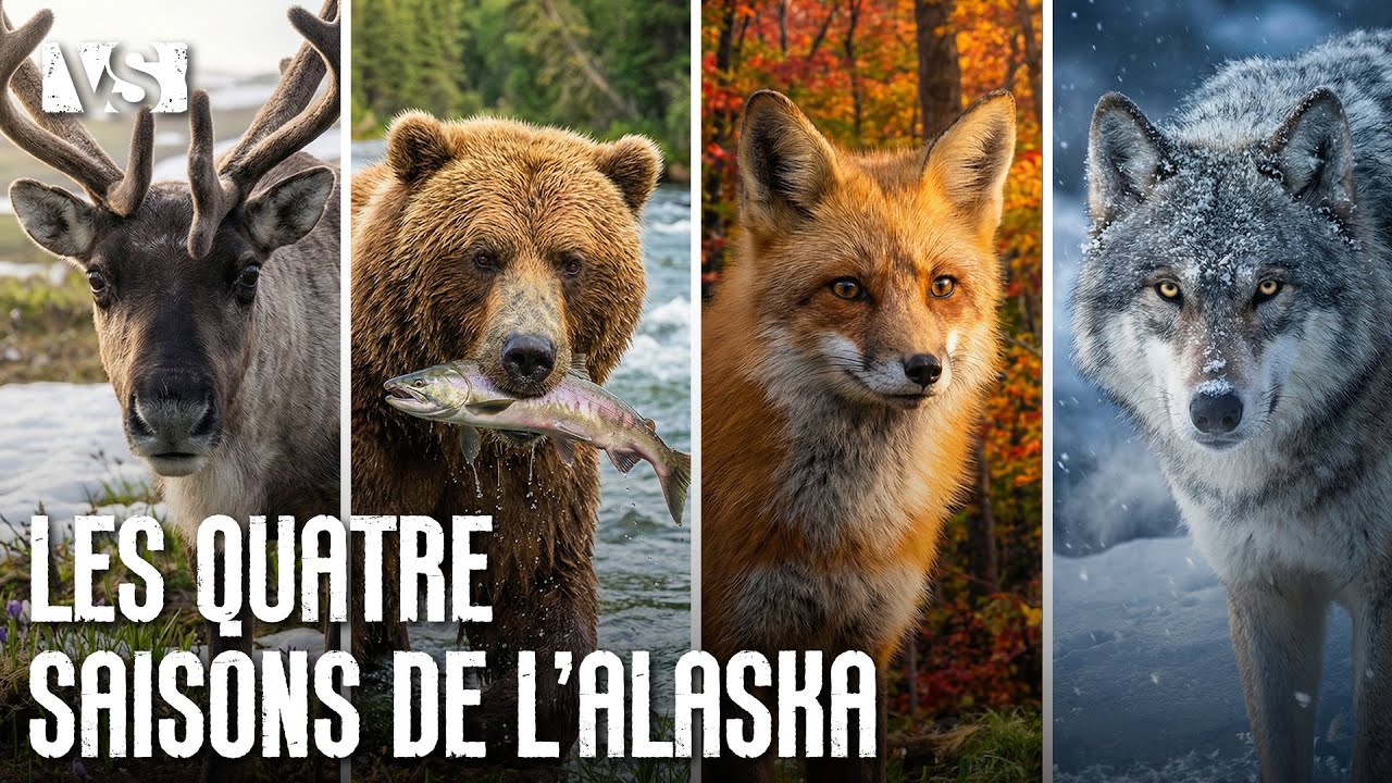 LES QUATRE SAISONS DE L’ALASKA | La Transformation du Royaume du Nord – Documentaire Animaux Sauvage