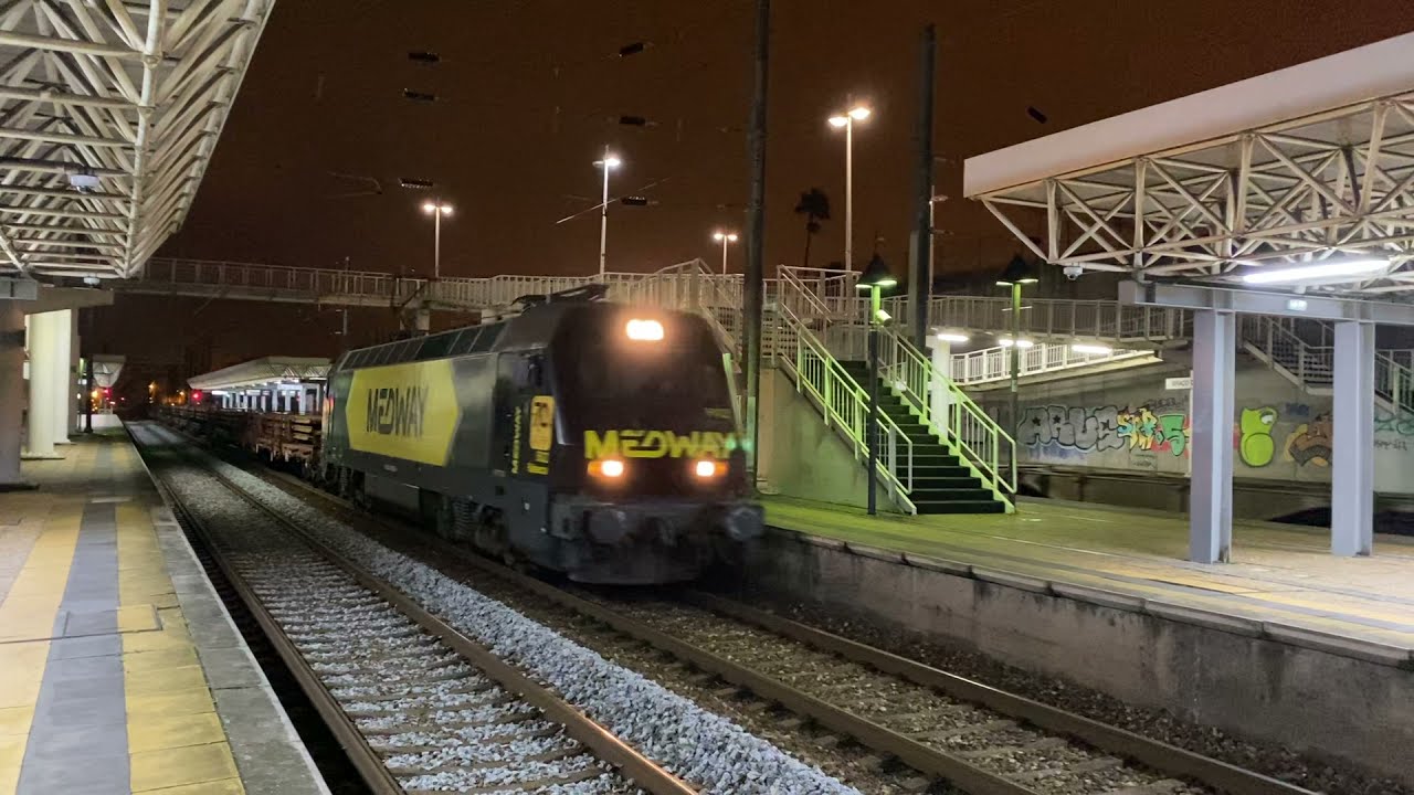 Medway 5622 - Carril + Takargo 6001 - Contentores - Braço de Prata - 21.12.2021