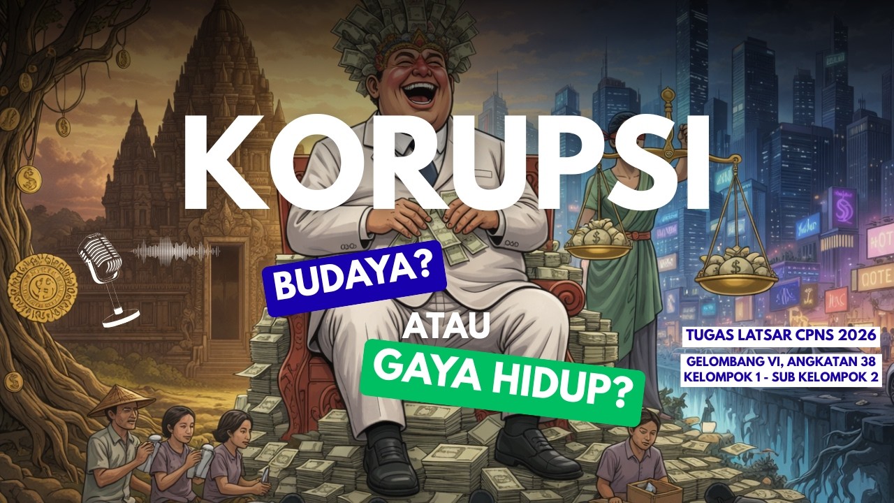 KORUPSI, BUDAYA ATAU GAYA HIDUP? - Podcast Latsar CPNS 2026 G VI A 38 K1, Sub Kelompok 2