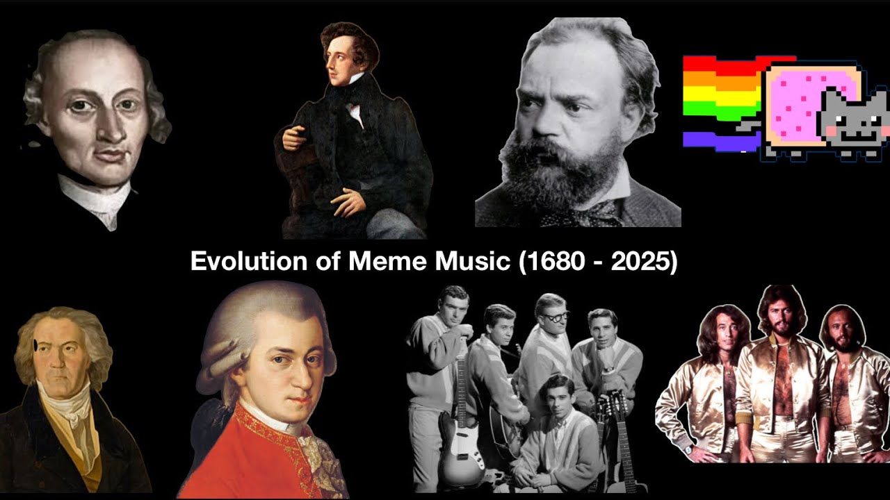 Evolution of Meme Music (1680 - 2025)