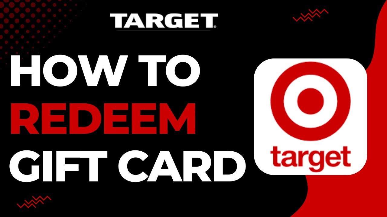 How To Redeem Gift Card on Target !