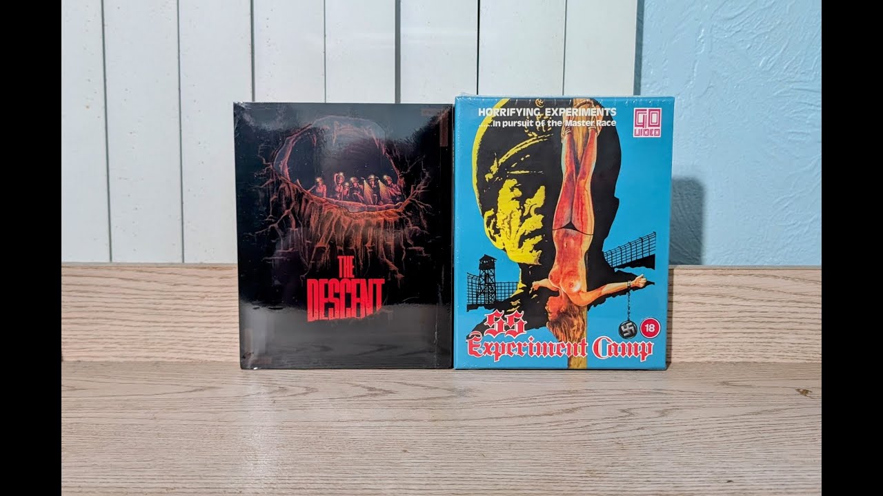 The Descent Steelbook & SS Experiment Camp 4K UND Blu-Ray Unboxing - Lionsgate / 88 Films