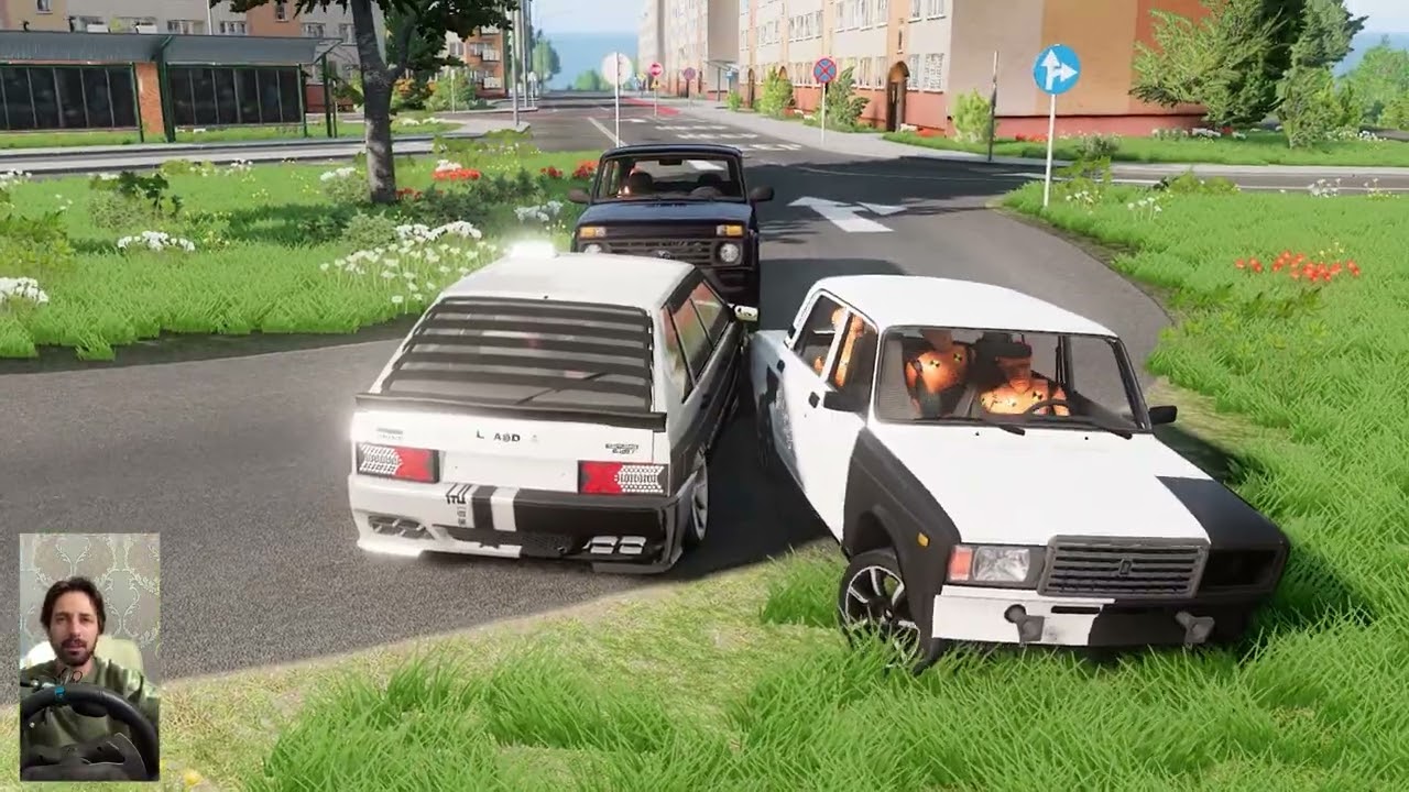 Məhəllədə Qırğın D&uuml;şd&uuml; Smart Maşının Beyni &Ccedil;&ouml;nd&uuml; Niva | BeamNG.Driver |  #malikbedelov  #aftoş