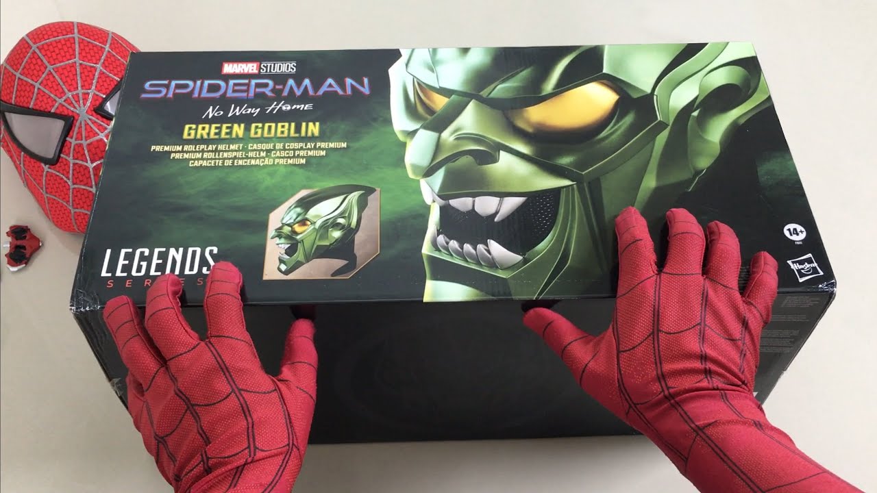 Spiderman Bros UNBOXING REALIFE GREEN GOBLIN MASK