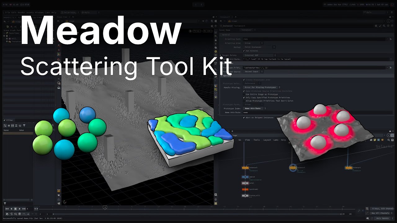 Meadow - Scattering Tool Kit for Houdini