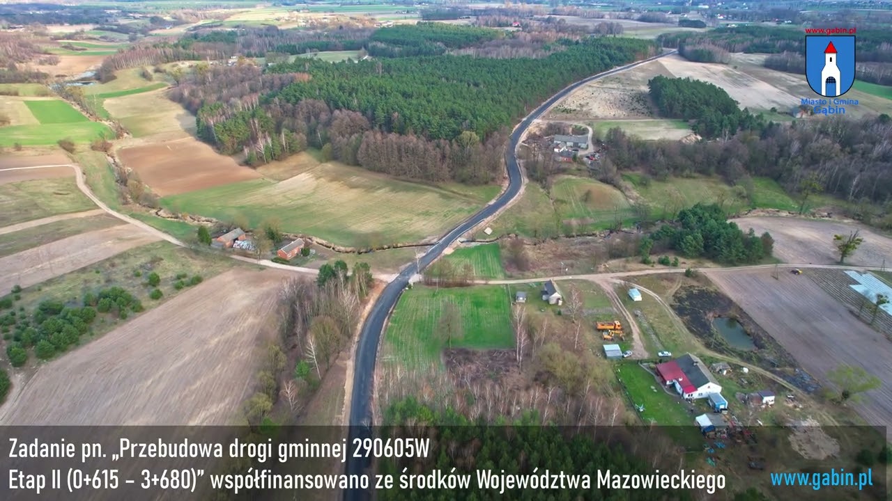 Zakończenie prac z przebudową drogi gminnej 290605W Grabie Polskie–Okolusz–Strzemeszno–Czermno
