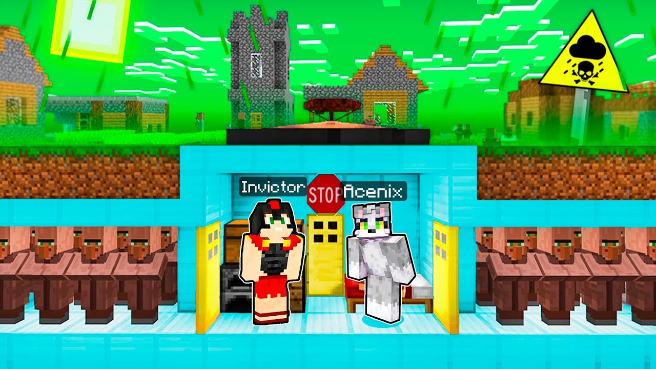 &iquest;PUEDES SOBREVIVIR EN ESTE BUNKER?! 😰😱 IMPOSIBLE SOBREVIVIR A LOS DESASTRES NATURALES de MINECRAFT