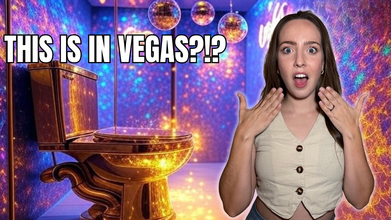 I Found the CRAZIEST Bathrooms in Las VEGAS!!