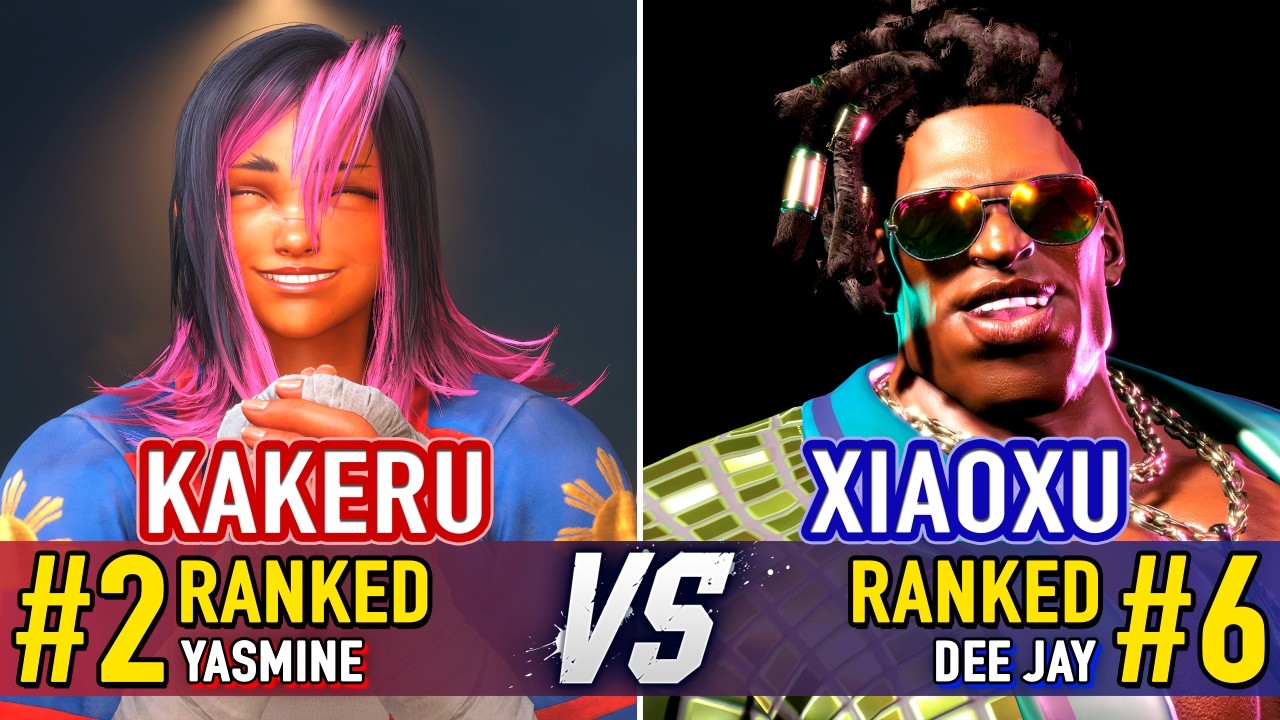 SF6 🤜 KAKERU (#2 Ranked Yasmine) vs XIAOXU (#6 Ranked Dee Jay) 🤛 SF6 High Level Gameplay