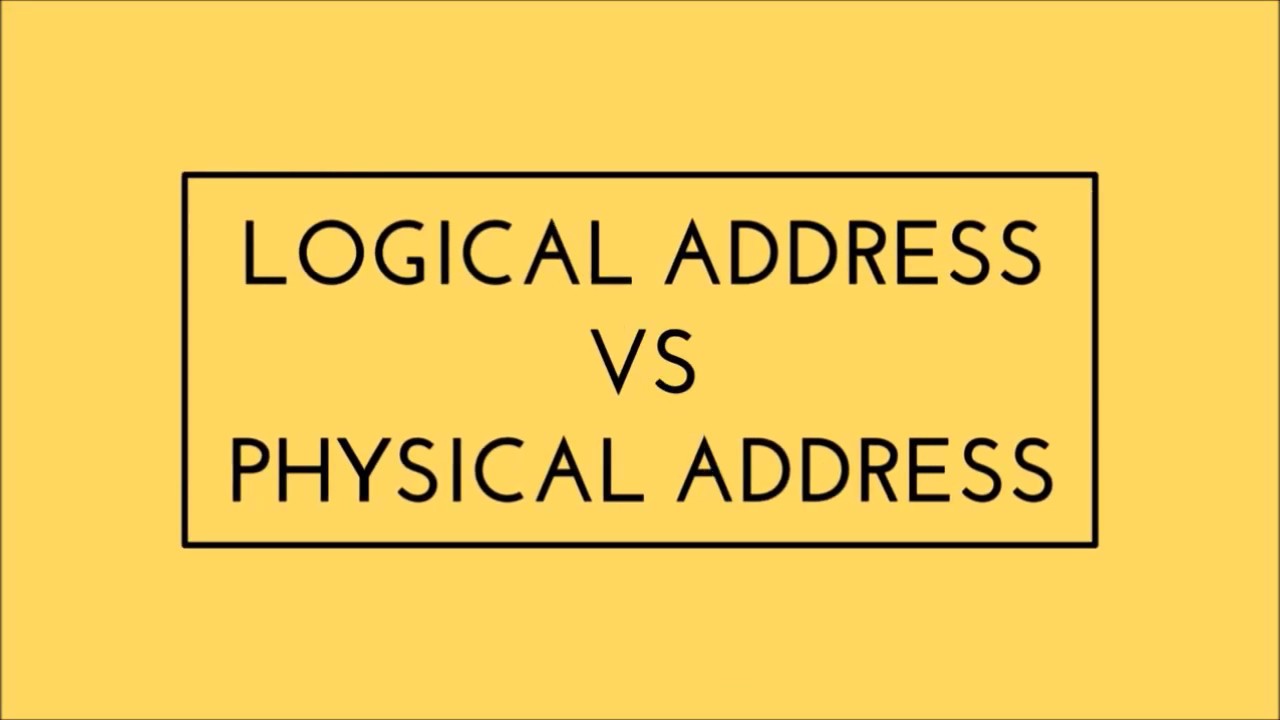 Difference between logical and physical address space | Operating System