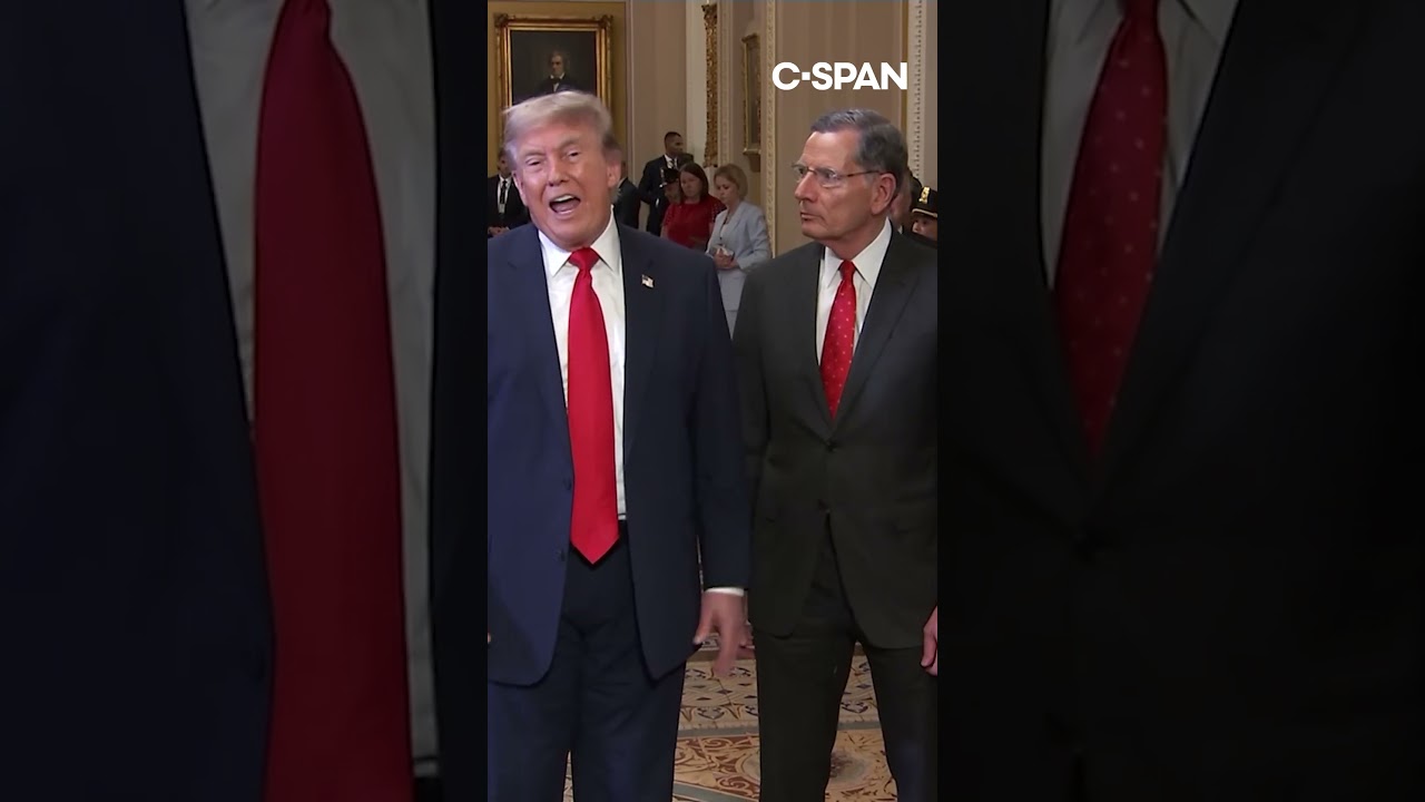 Trump emerges from tense meeting with GOP senators