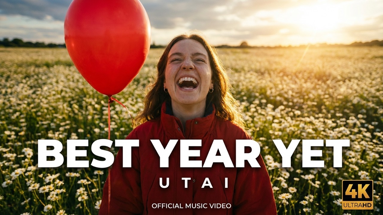 UTAI - Best Year Yet (Official Music Video) | Motivational Cinematic Pop 🎈[4K]