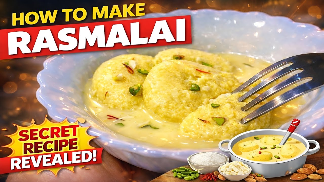 Stop Buying Rasmalai! Make This Bakery-Style at Home 😋 professor of kitchen 🍴