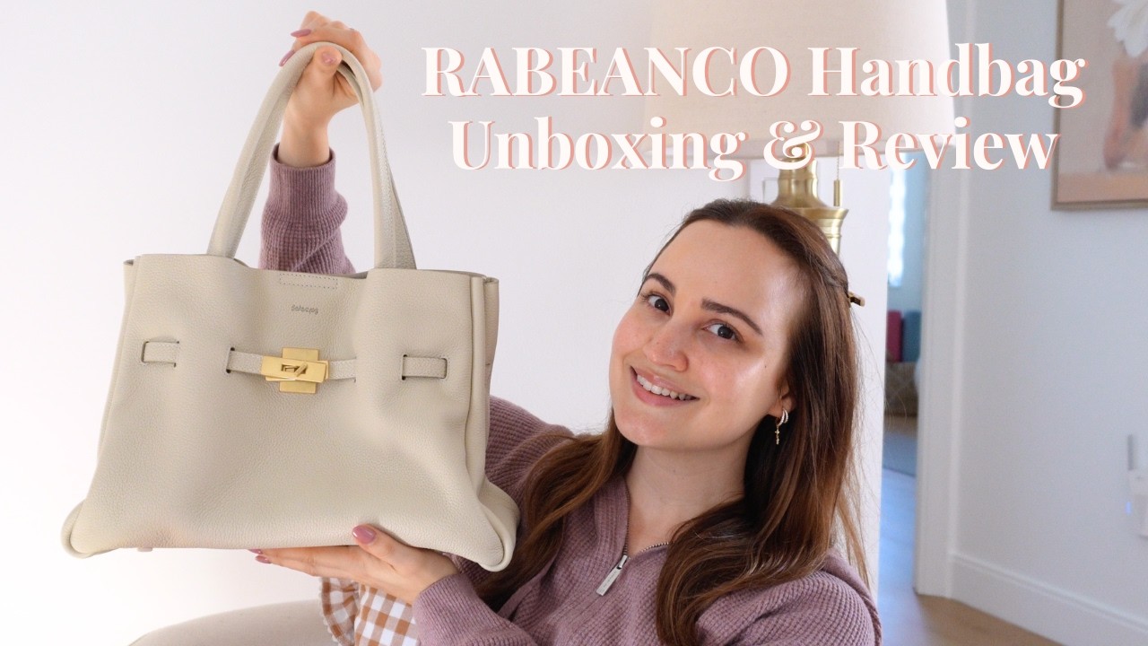 Распаковка и обзор сумки-тоут RABEANCO SAOIRSE Belt Soft Structural Shoulder Tote: доступное каче...
