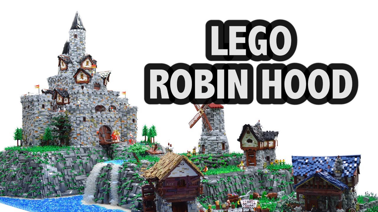 Huge LEGO Robin Hood Castle Village | Brickworld Chicago 2017