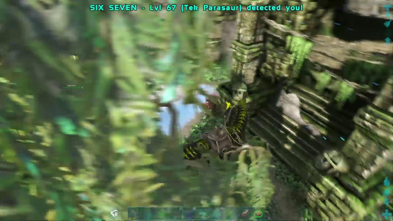Ark PvP raiding button on a 15x
