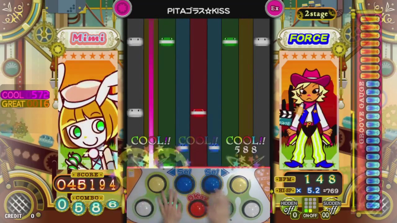 [ポップン] サイバーウエスタン(CYBER WESTERN) PITAゴラス☆KISS EX