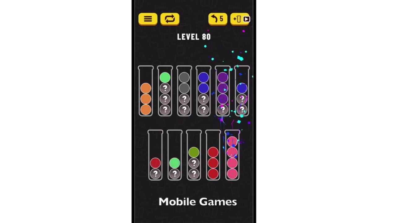 Ball Sort Level 80 Walkthrough