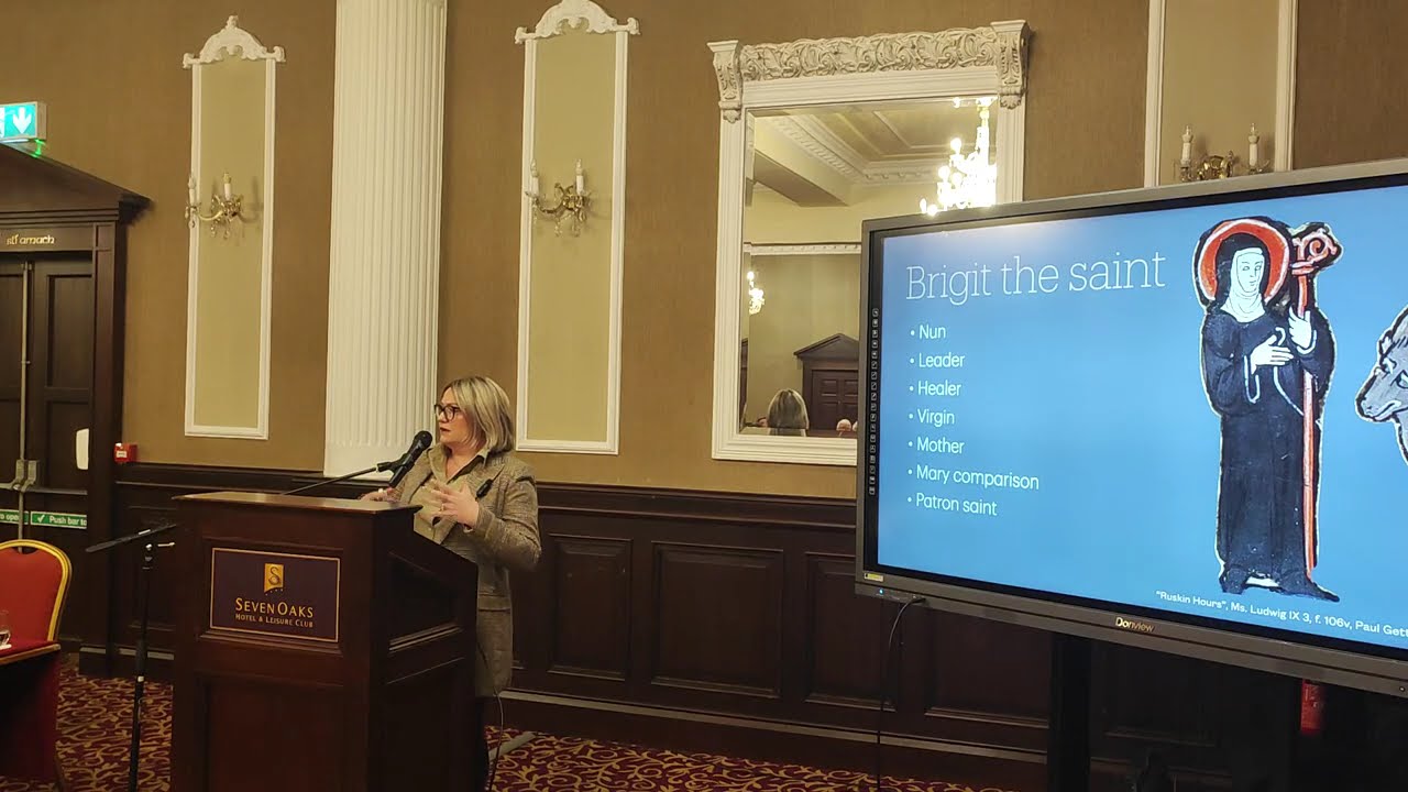 CHAS talk on St Brigit by Dr Elizabeth Dawson of Carlow College on 16 April 2025.