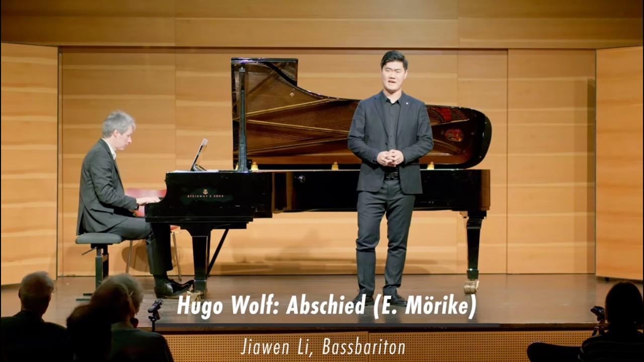 Hugo Wolf: Abschied  (E. Mörike);  Jiawen Li, Bassbariton