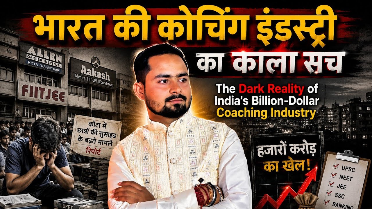 भारत की कोचिंग इंडस्ट्री का काला सच | The Dark Reality of India's Billion-Dollar Coaching Industry