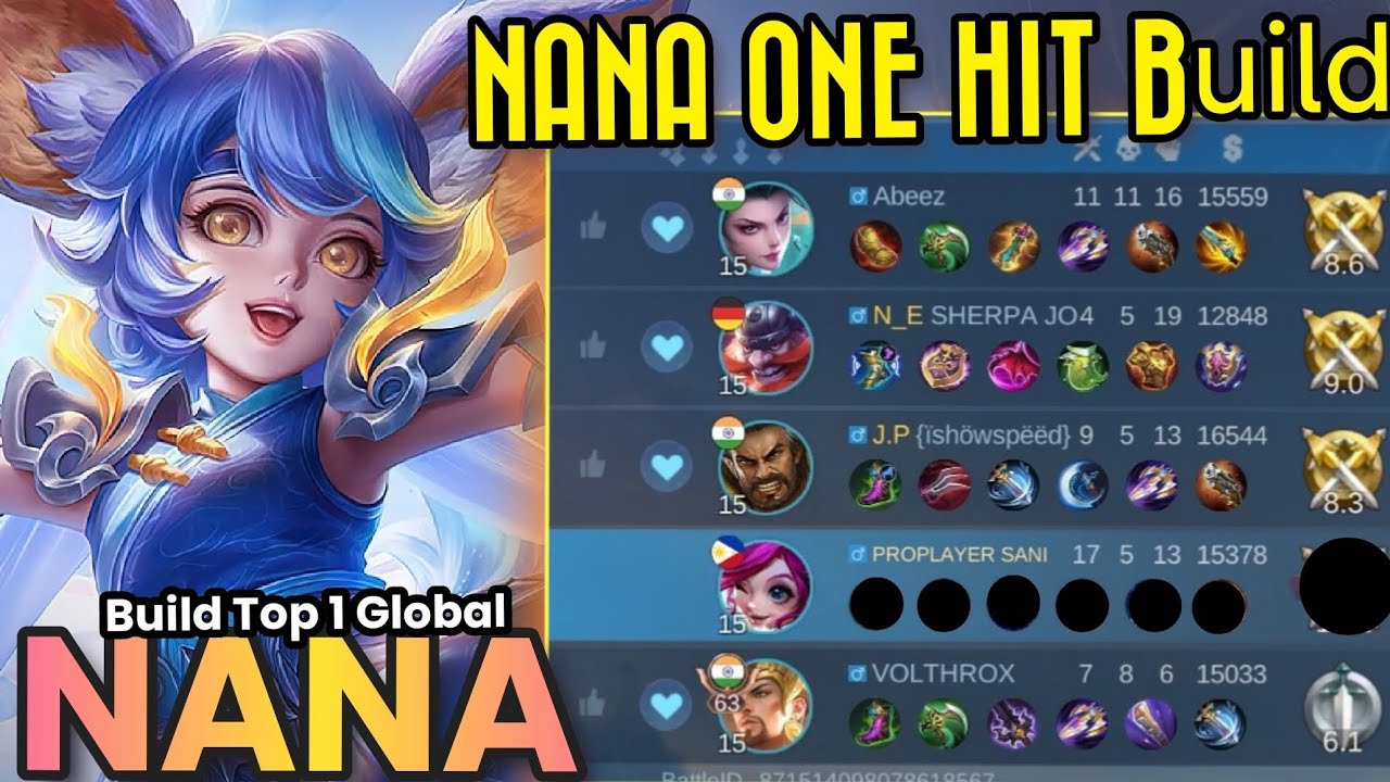 How to Play NANA Like a Pro ✨ | Best Build 2025 | Mobile Legends