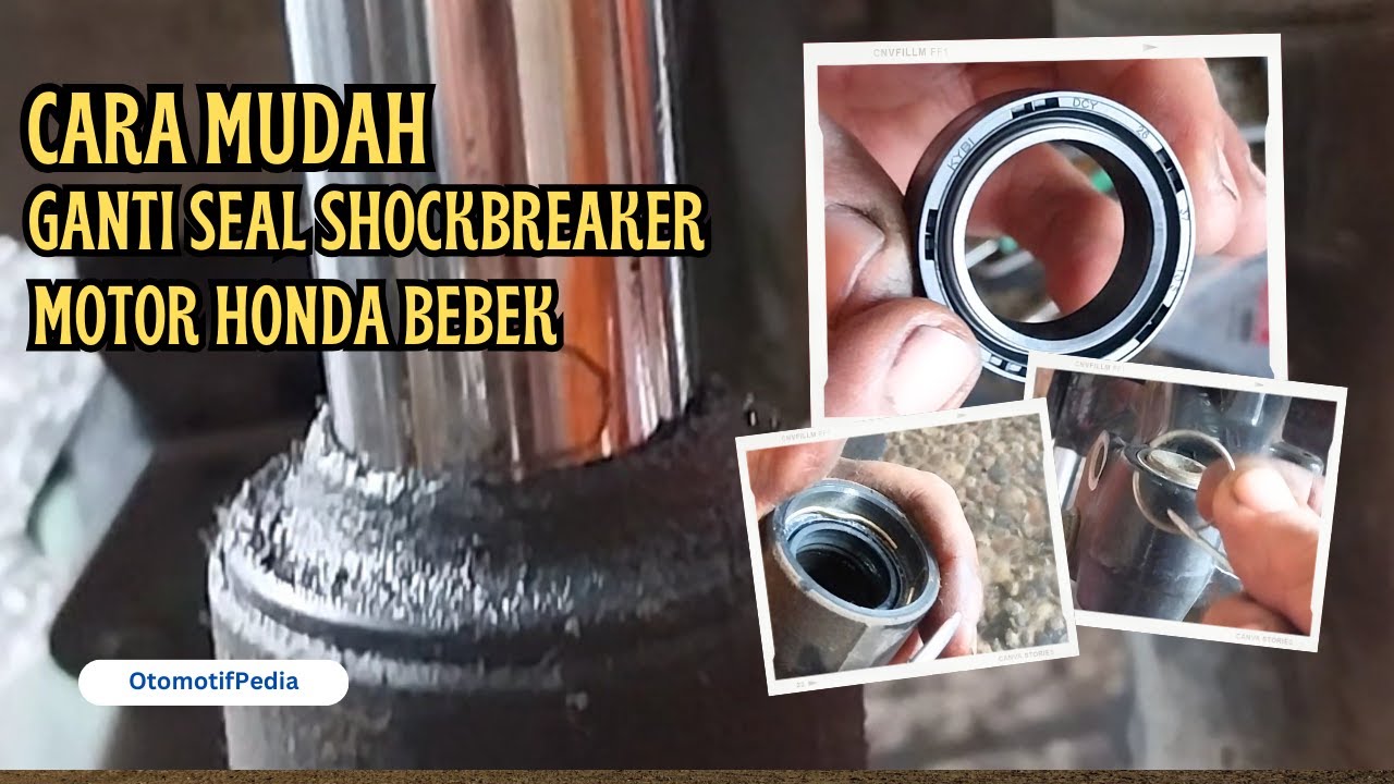 Cara Mudah Mengganti Seal Shock Depan Honda Blade