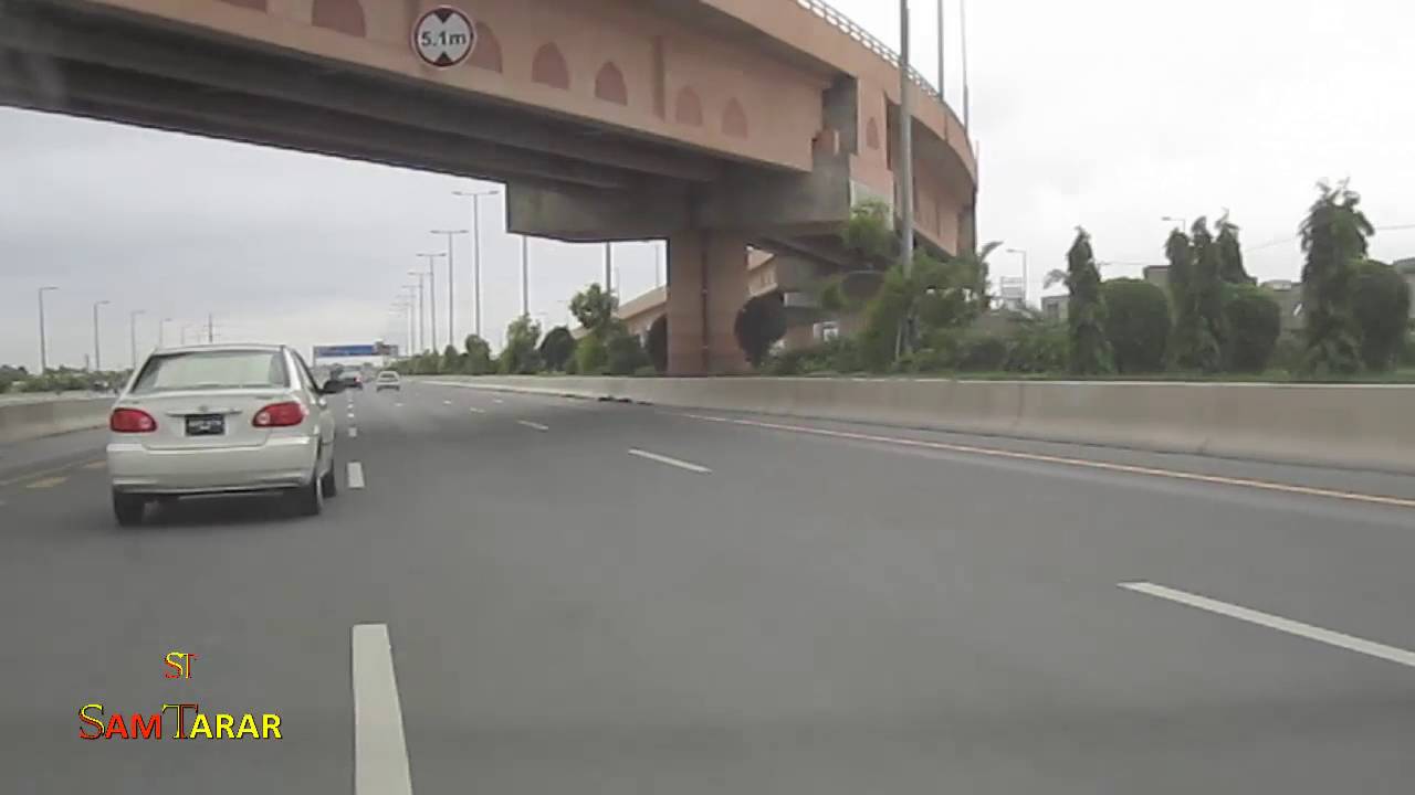 Lahore City Tour | Exiting From Allama Iqbal International Airport And On Ring Road