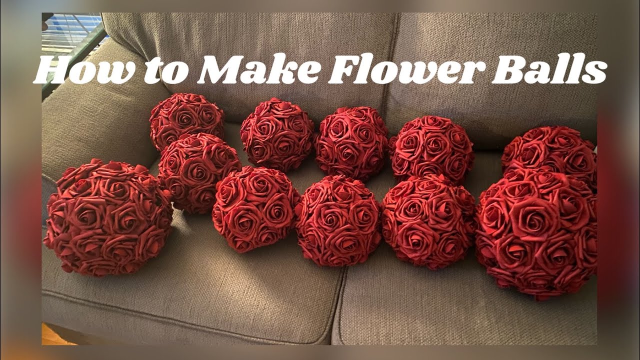 How to Make Flower Balls | Wedding Centerpieces