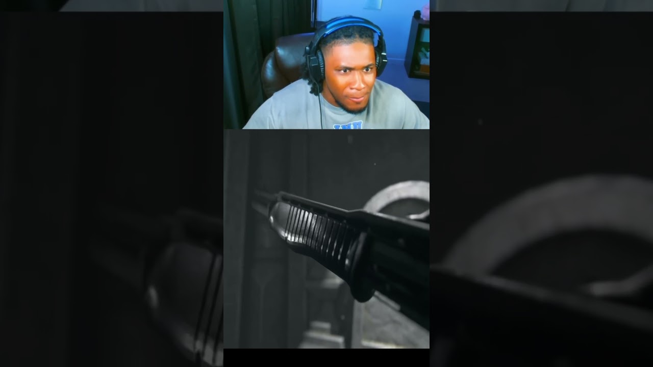 Finding a &ldquo;gun&rdquo; in a horror game&hellip; #gaming #trending #shorts