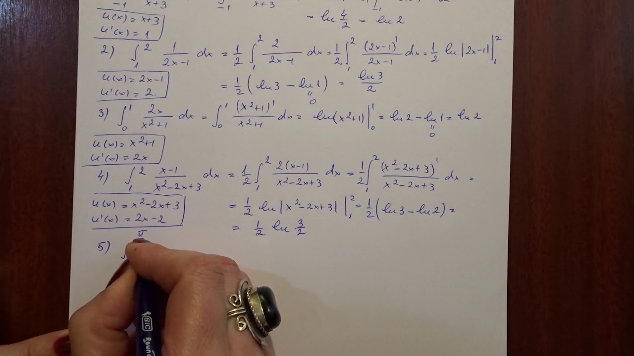 Calculul integralelor definite - Prima metoda de schimbare de variabila -p2